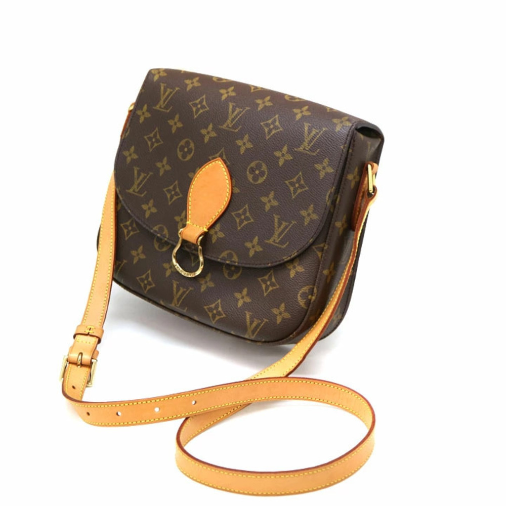 LOUIS VUITTON Saint Cloud Monogram Brown Shoulder Bag